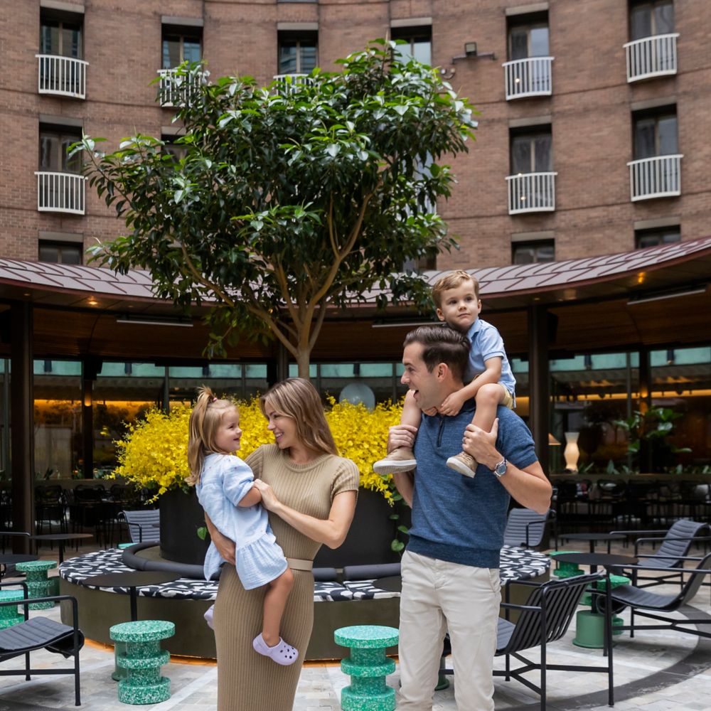 Kid eat free breakfast and dinner at Delta Rue