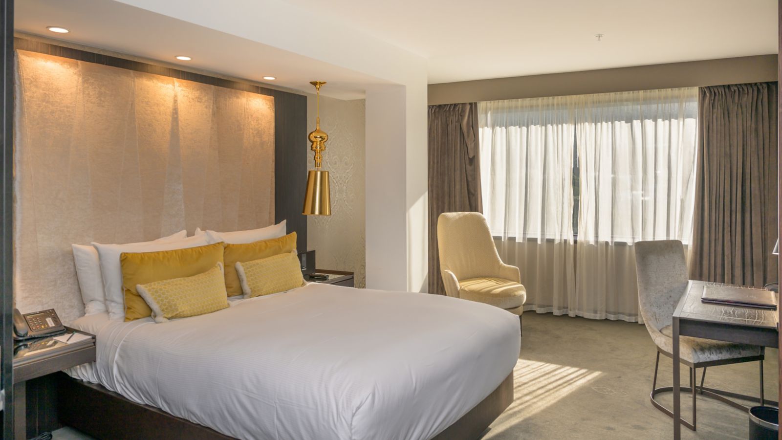 Contemporary Hotel Room Interior