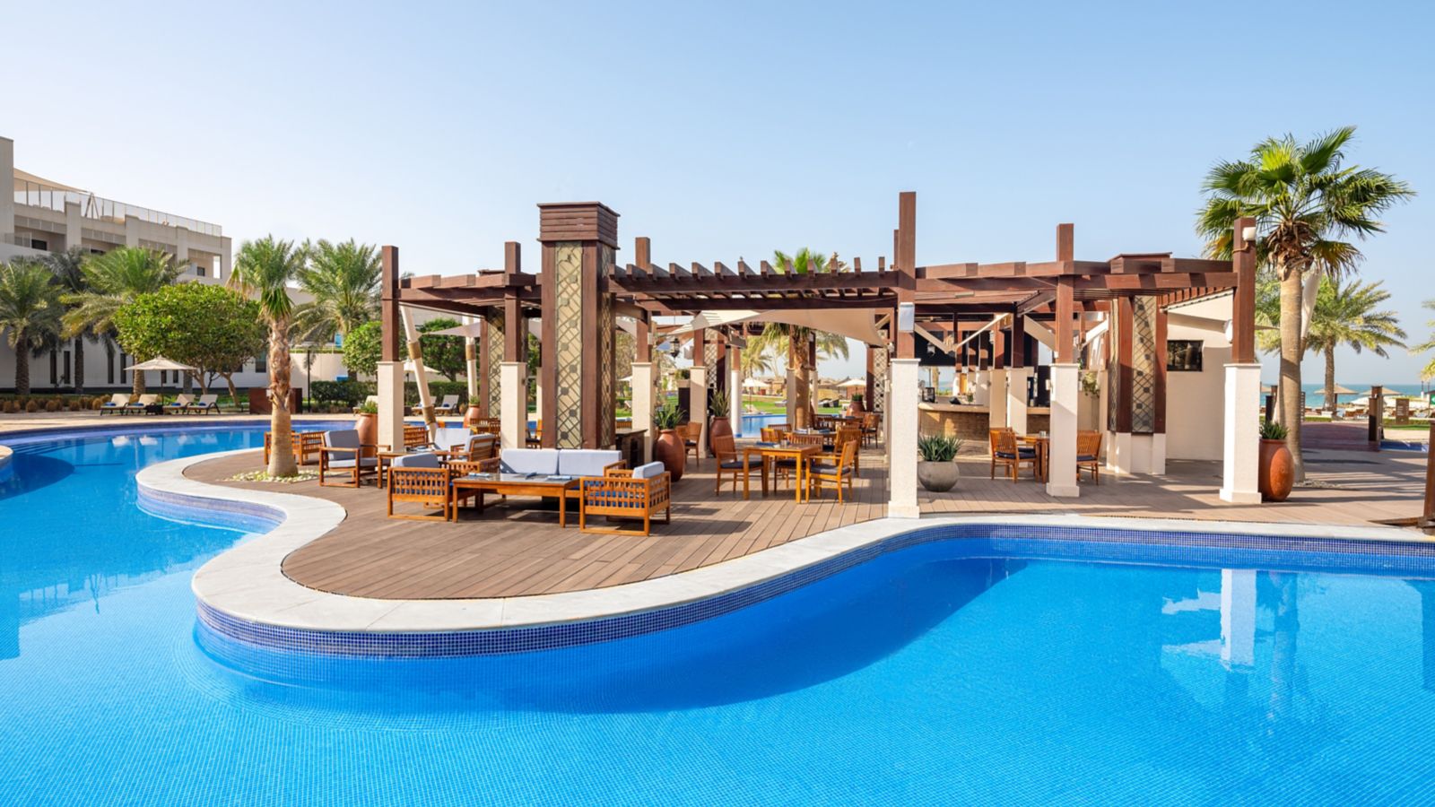 Poolside Relaxation at Sofitel Bahrain Zallaq Thalassa