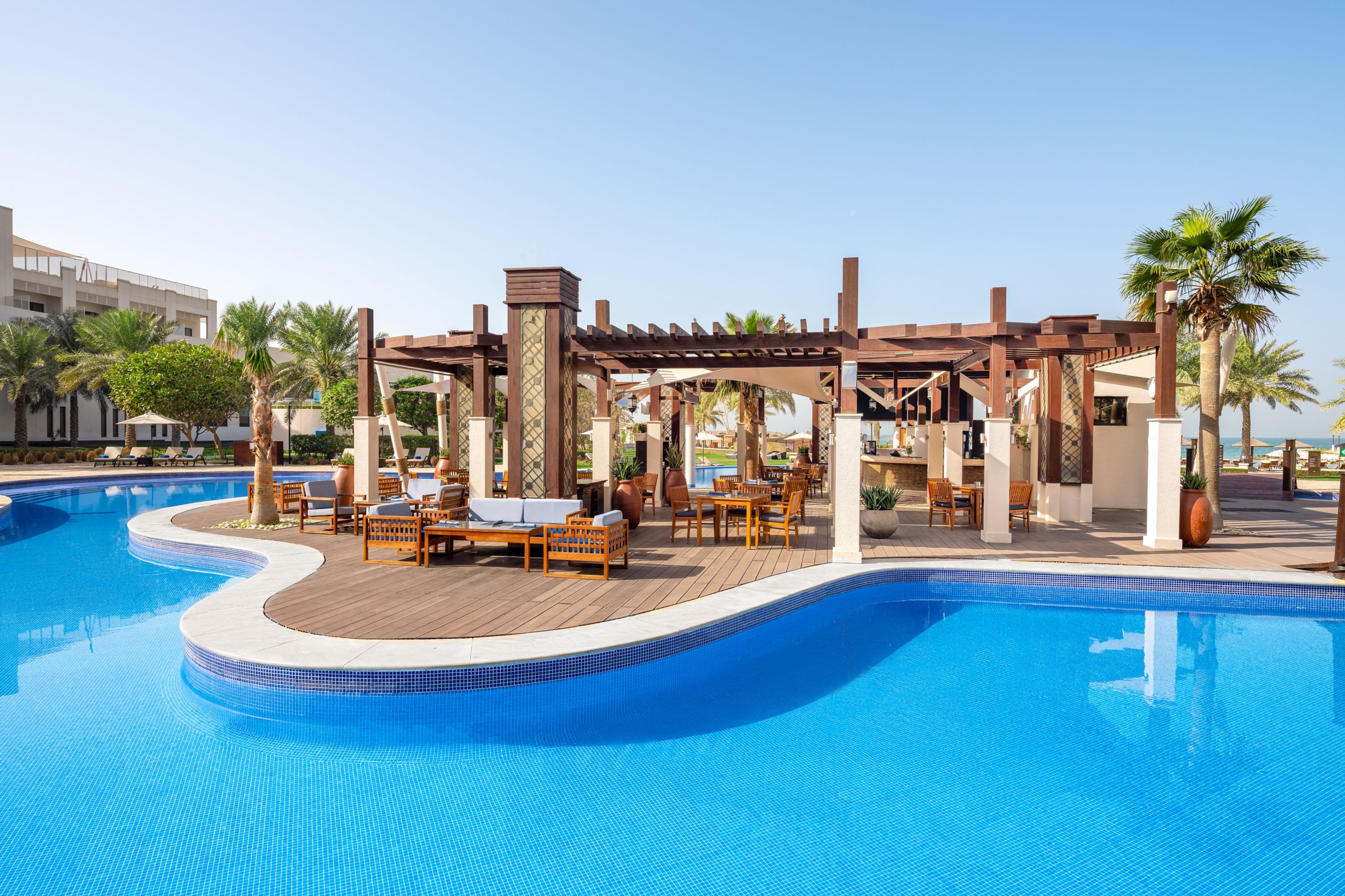 Poolside Relaxation at Sofitel Bahrain Zallaq Thalassa