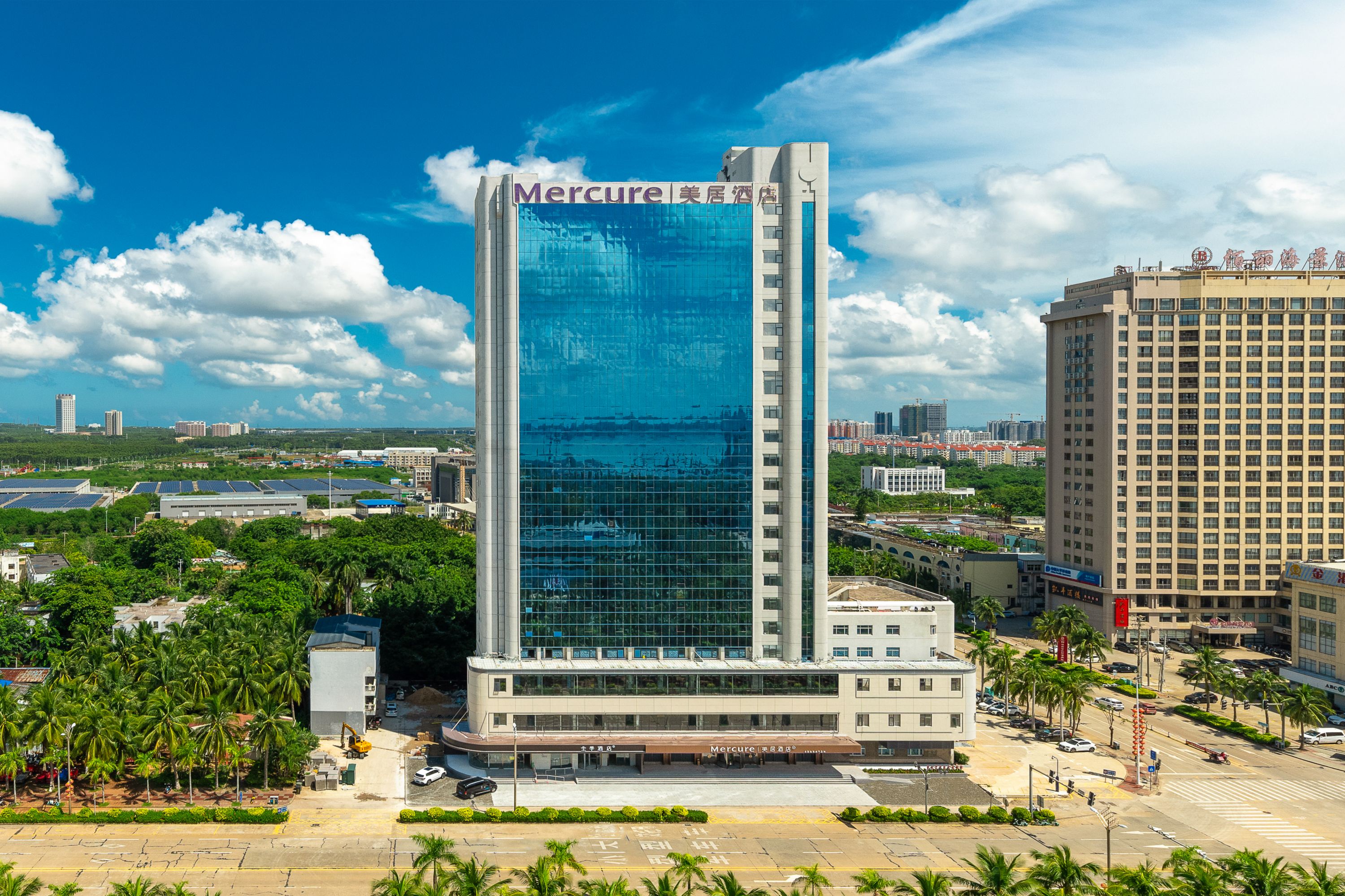 Mercure Hotel in Bustling Cityscape