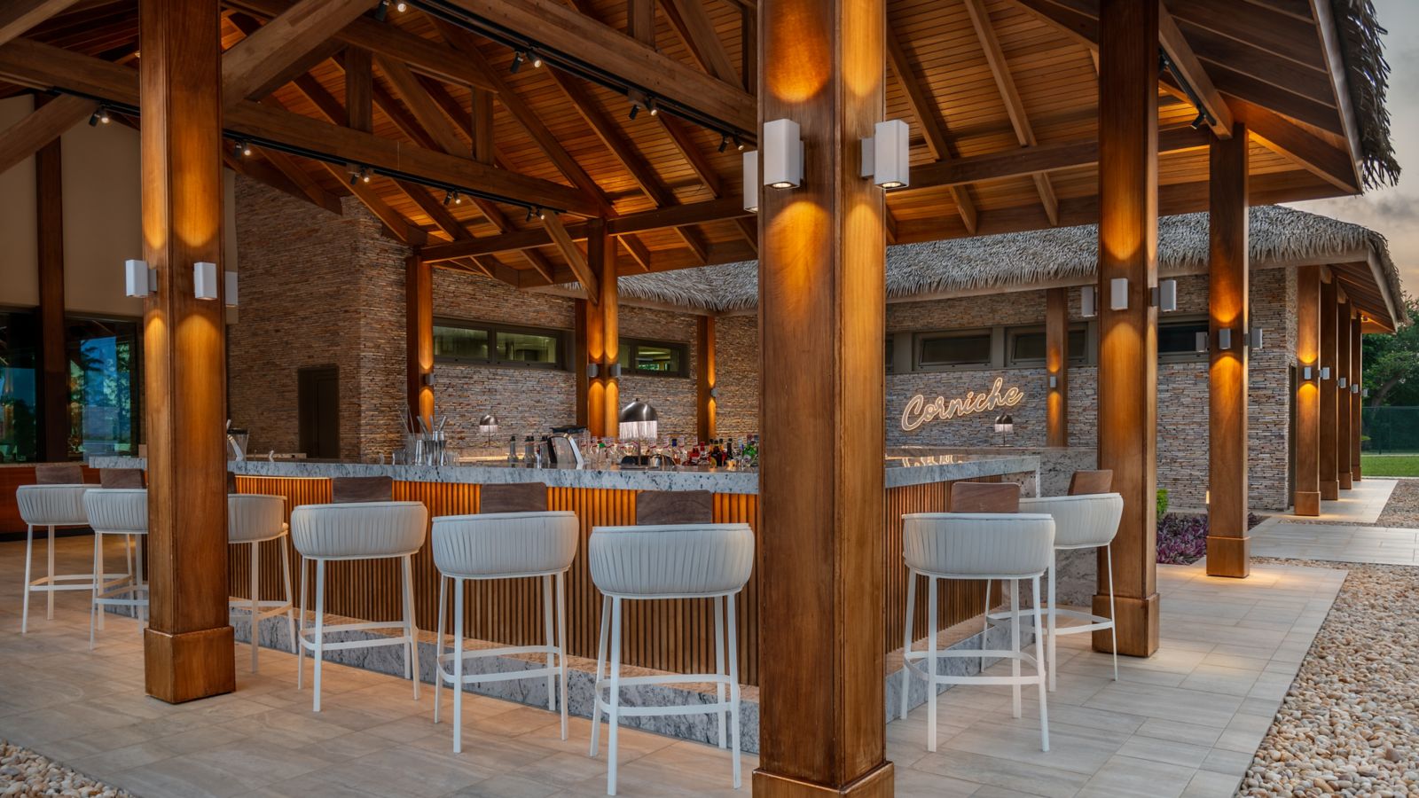 Inviting "Corniche" Bar Awaits Guests