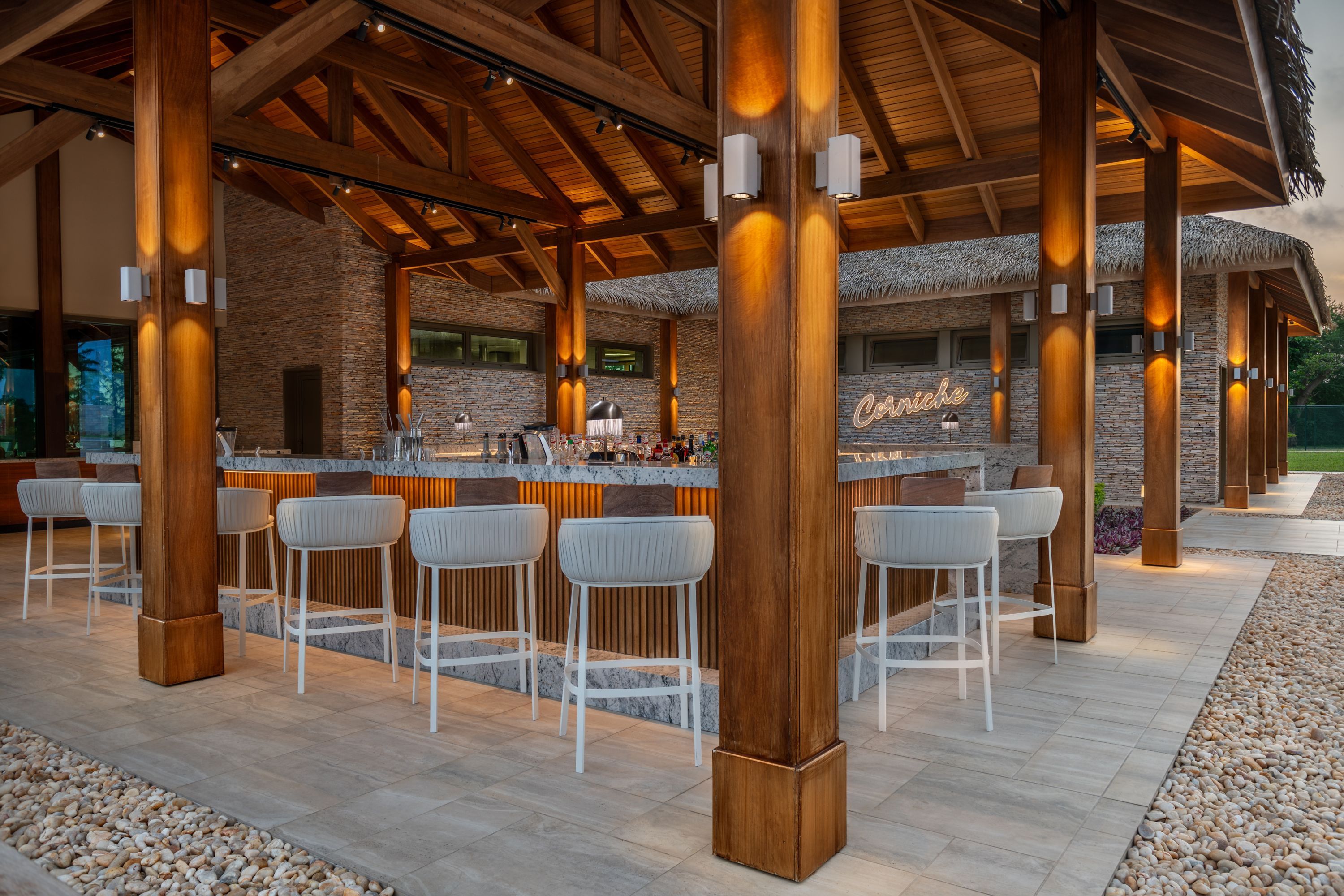 Inviting "Corniche" Bar Awaits Guests