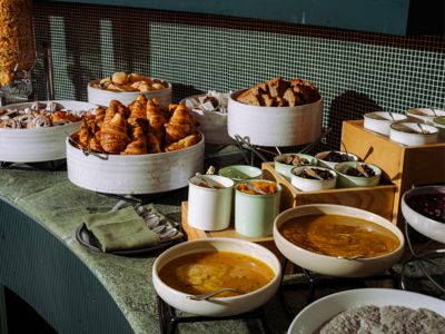 Buffet Breakfast at Delta Rue