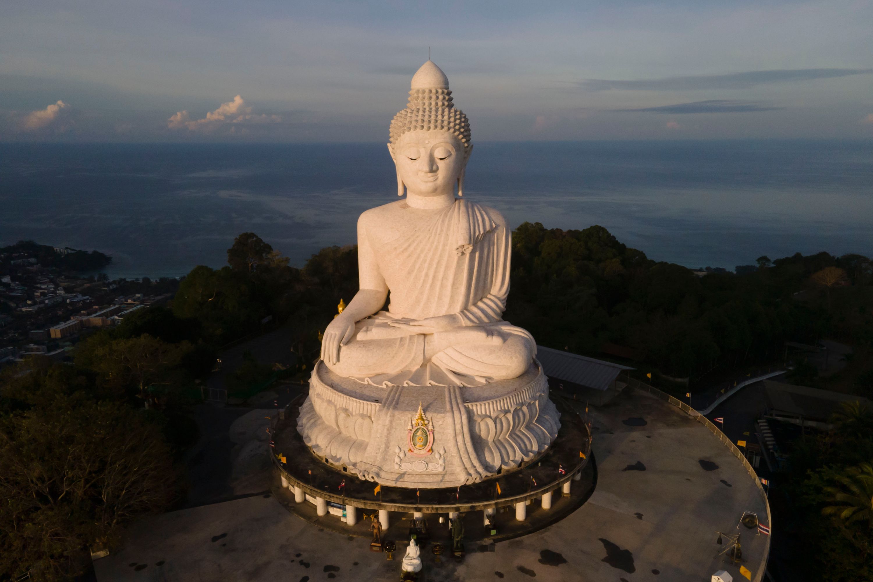 Big Buddha at dawn in Phuket