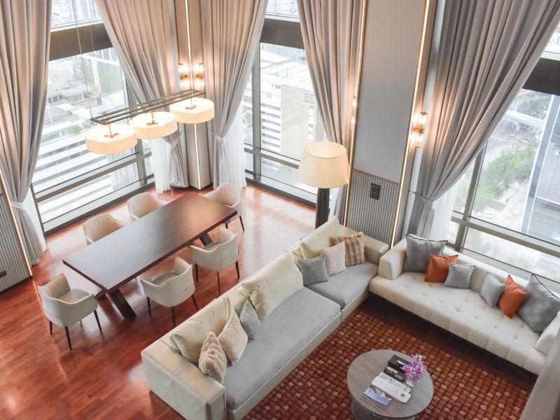 Luxurious Hotel Suite with City View