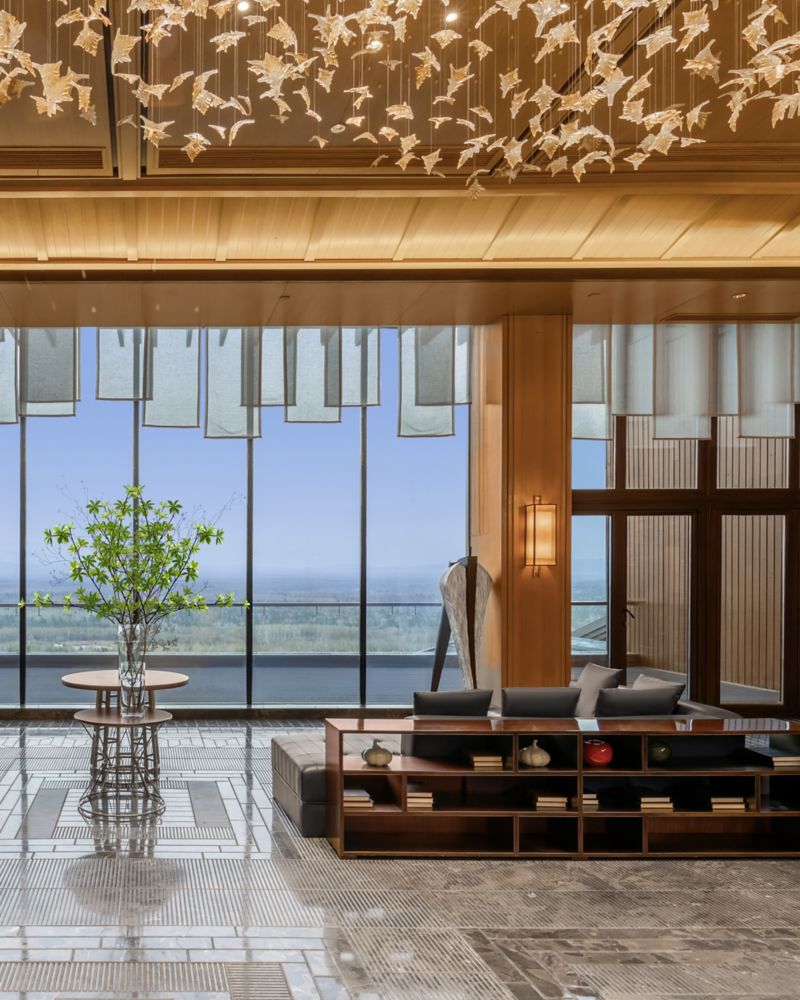 Serene Lobby of an Accor Hotel