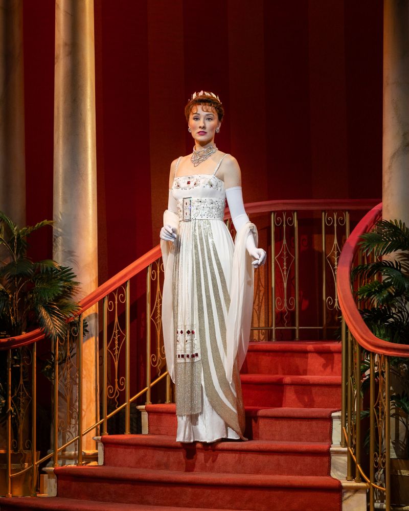Claire Lyon as Eliza Doolittle.  Photo by Jeff Busby.
