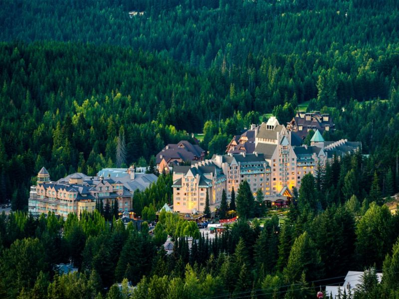 Fairmont Chateau Whistler in the Upper Village