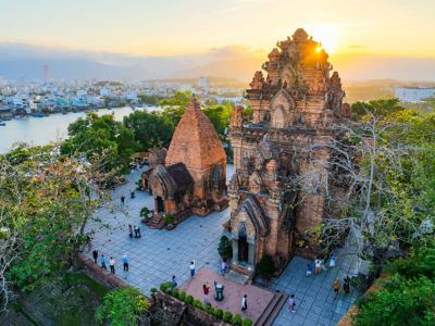 Po Nagar Cham Towers at Sunset - Nha Trang, Vietnam