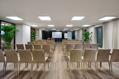 A bright, modern event space at Pullman Riga Old Town hotel
