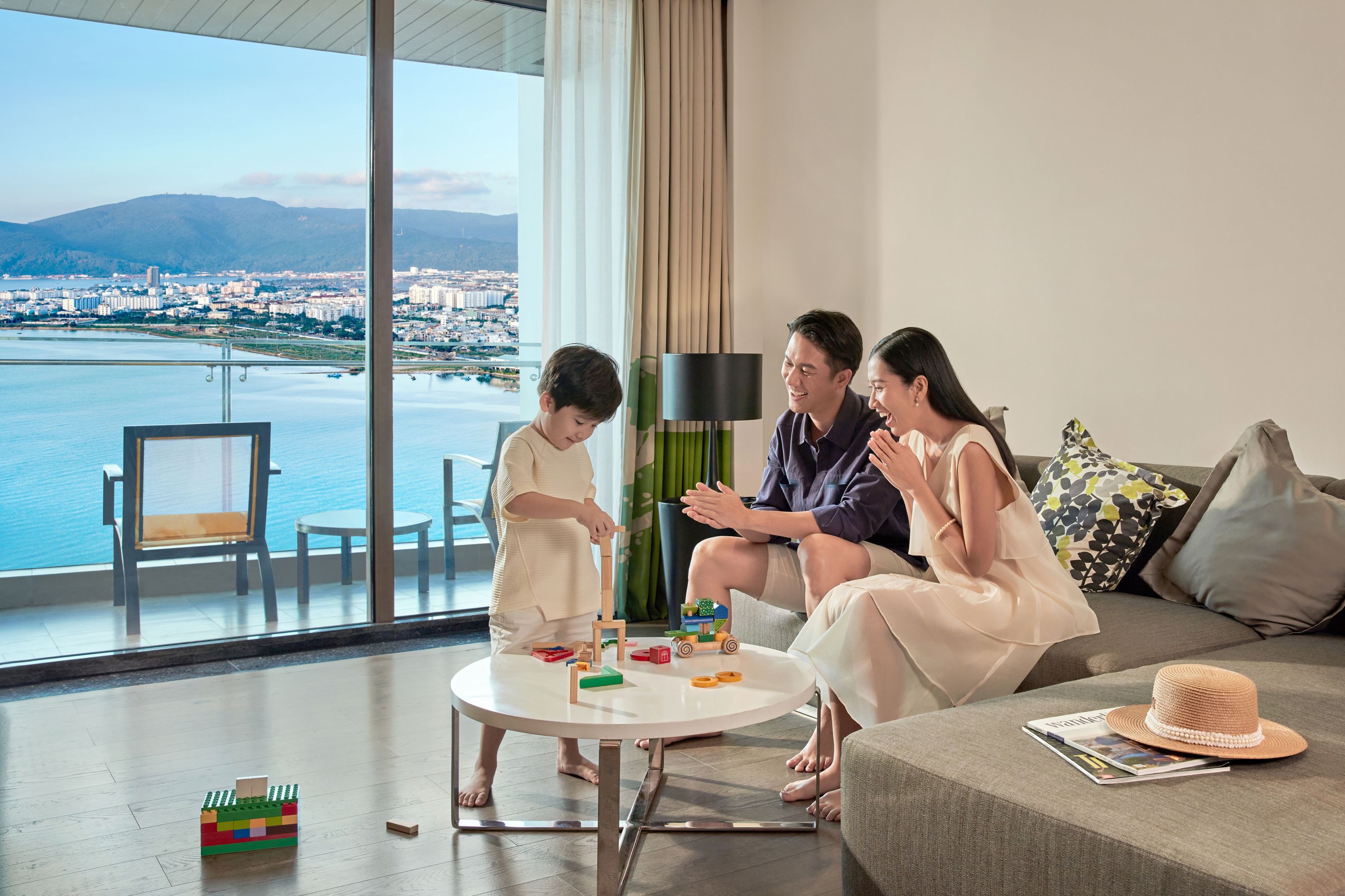 Family at Novotel Danang Premier Han River