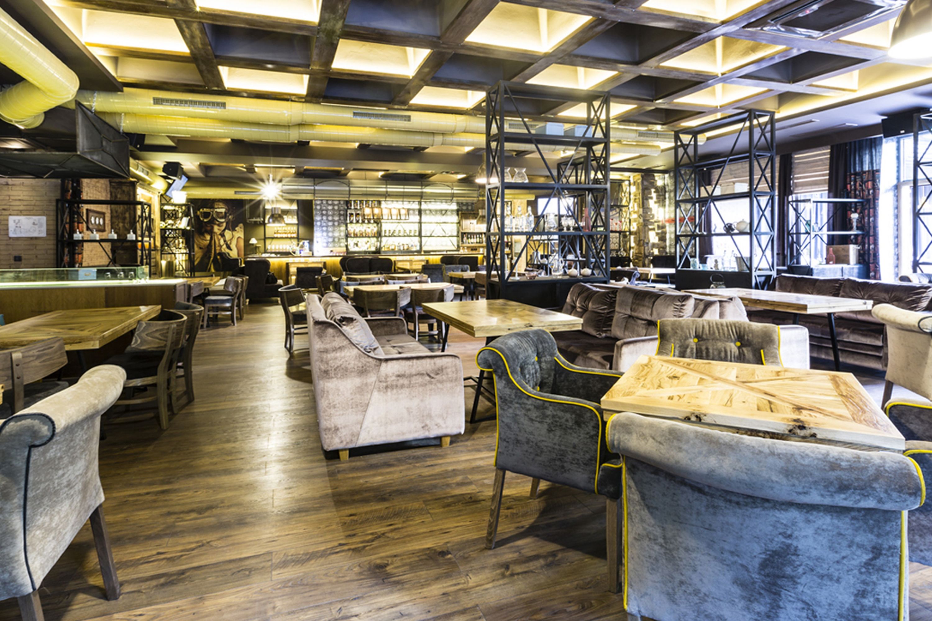 Stylish and Inviting: A Peek Inside a Modern Bar & Restaurant