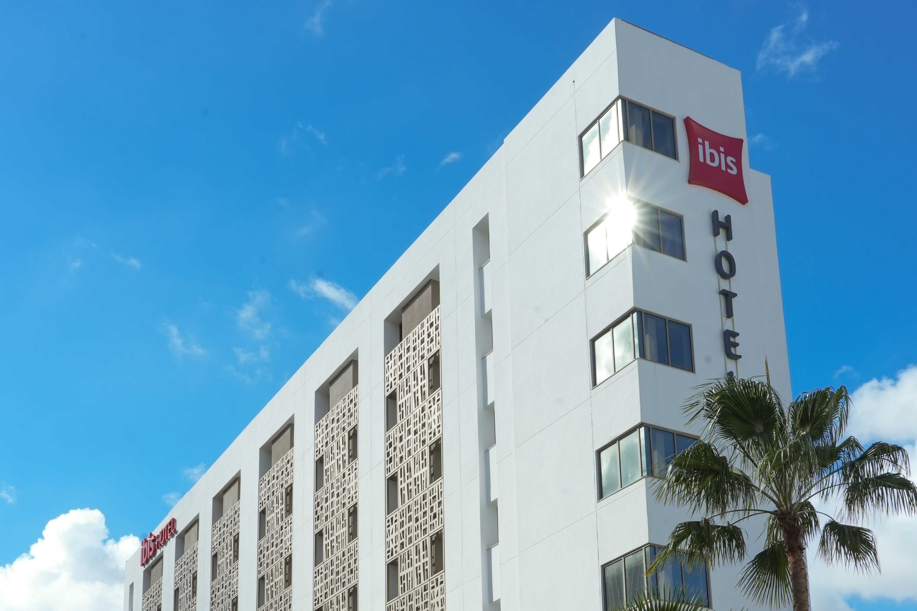 Sunny Day at a Modern ibis Hotel