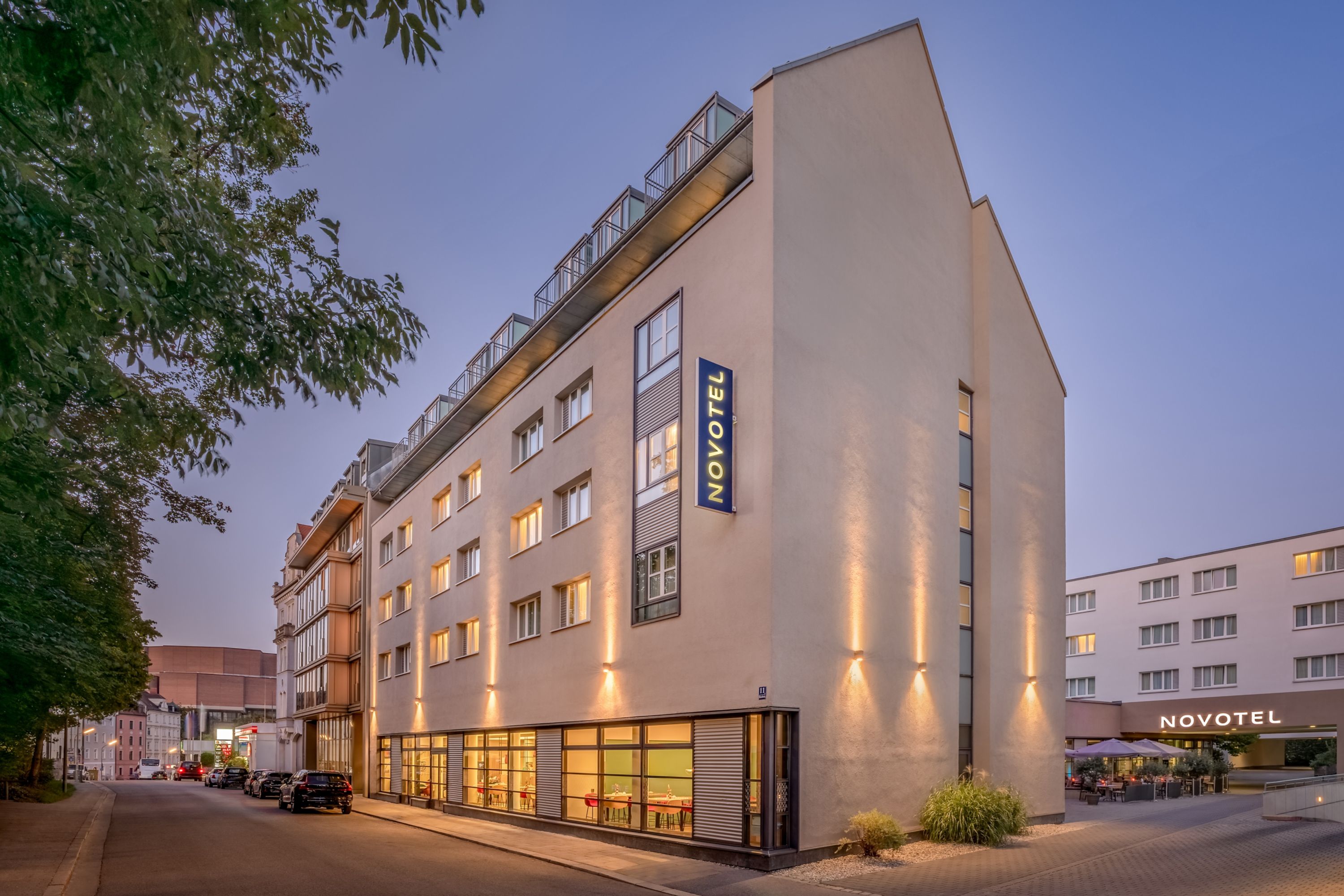 Novotel Hotel at Dusk