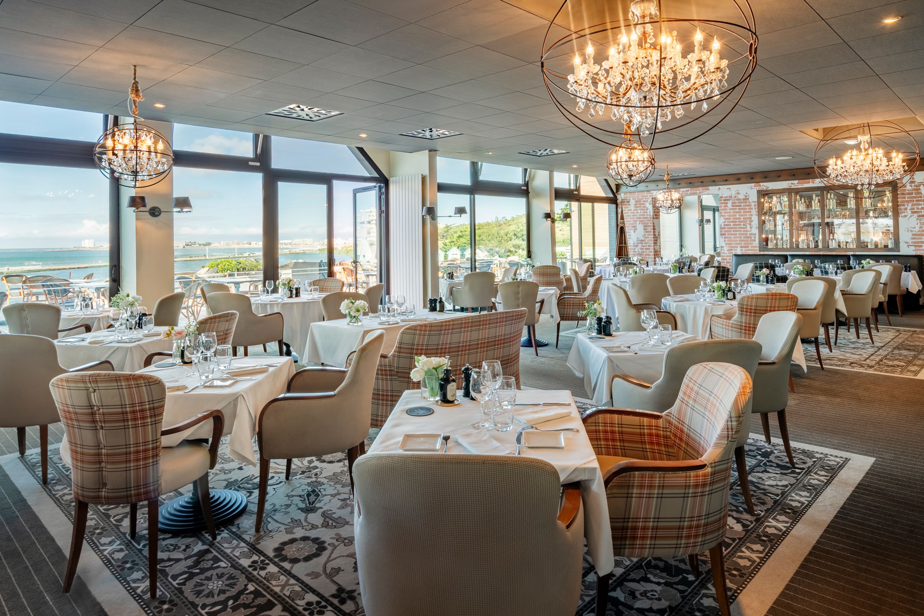 Elegant Harbor View Dining Room
