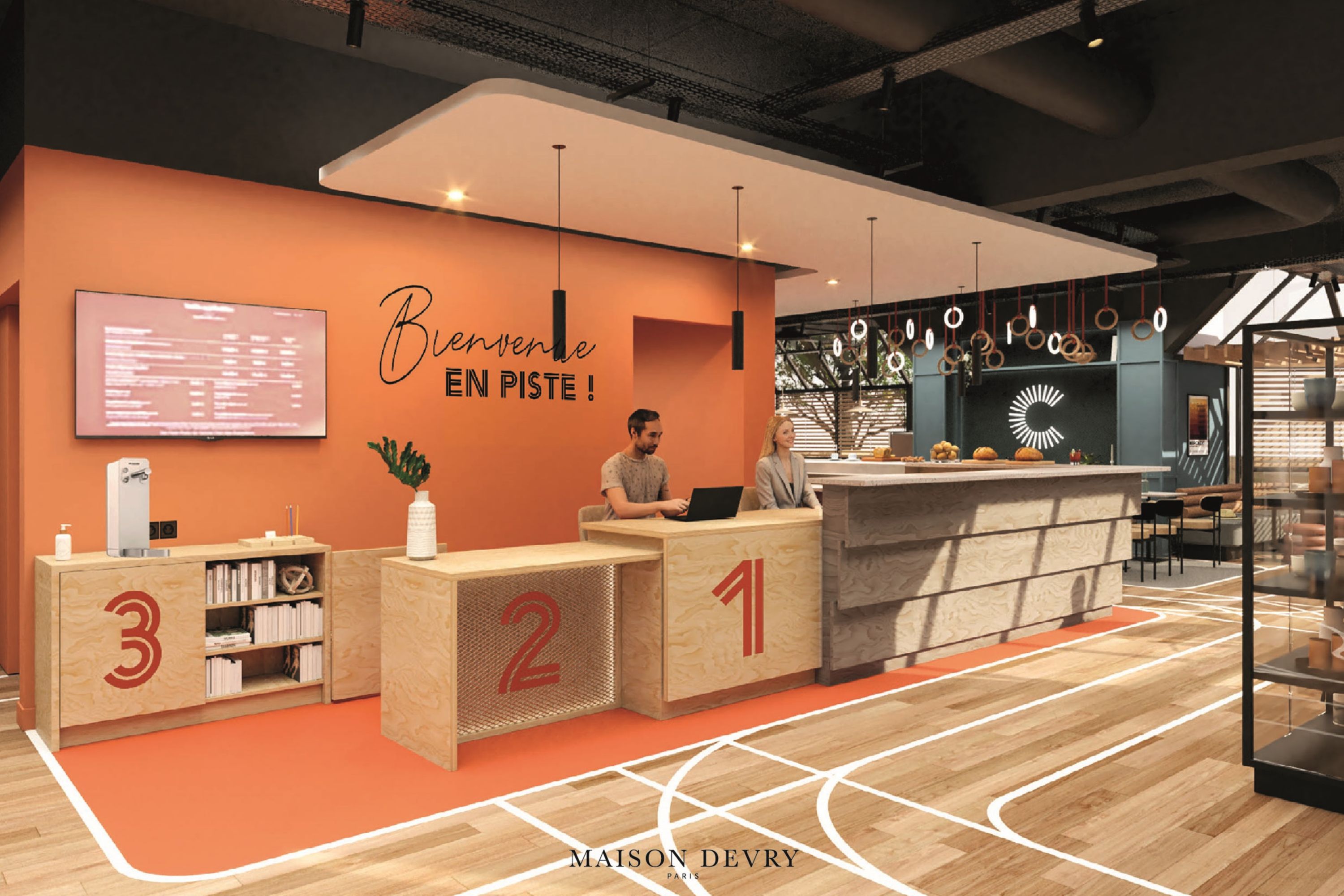 Maison De vry Paris: Welcome to the Court