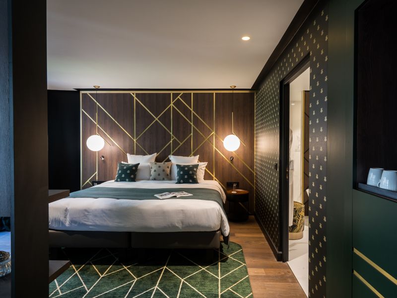 Modern and Luxurious Hotel Room