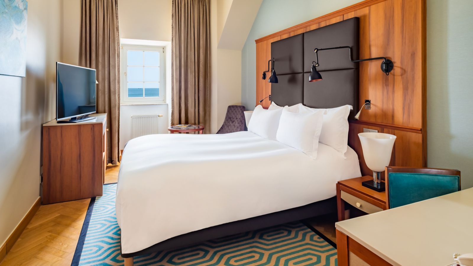 Inviting Hotel Room with Ocean View