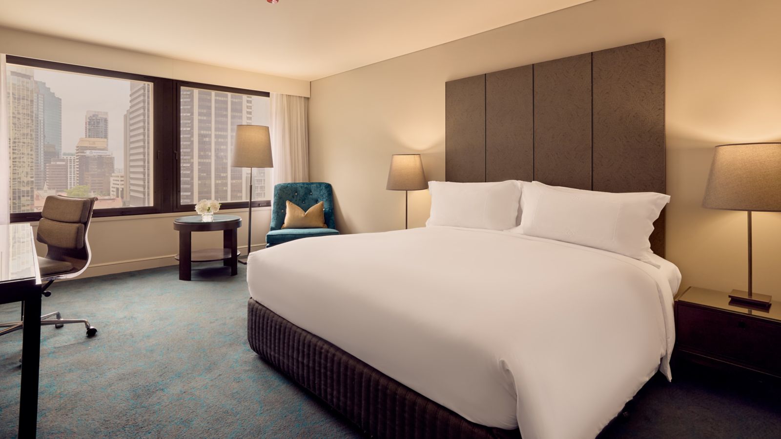 Spacious Hotel Room with City View