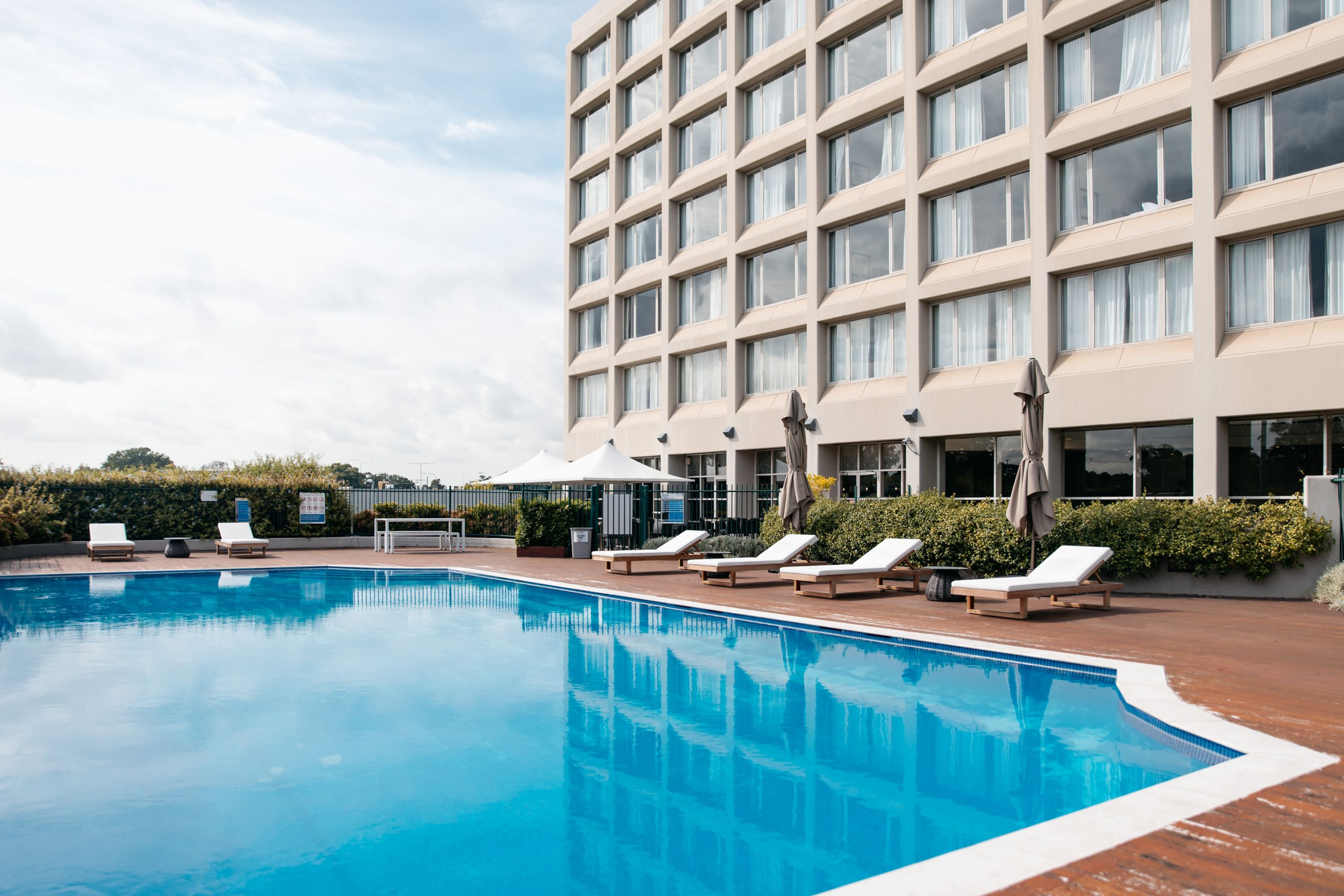 Hotel Poolside Relaxation