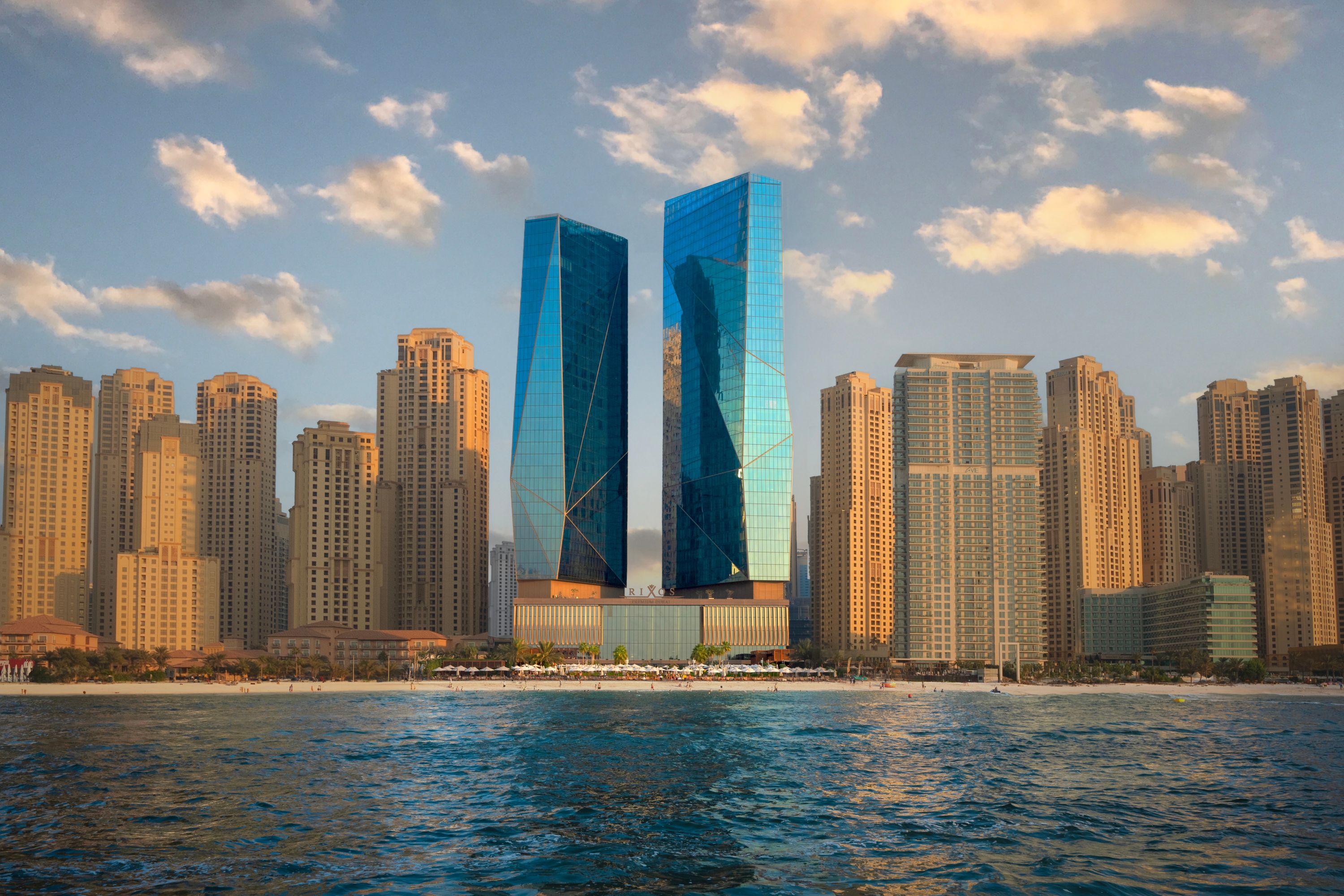 Sunset View of Rixos Premium Dubai JBR - United Arab Emirates