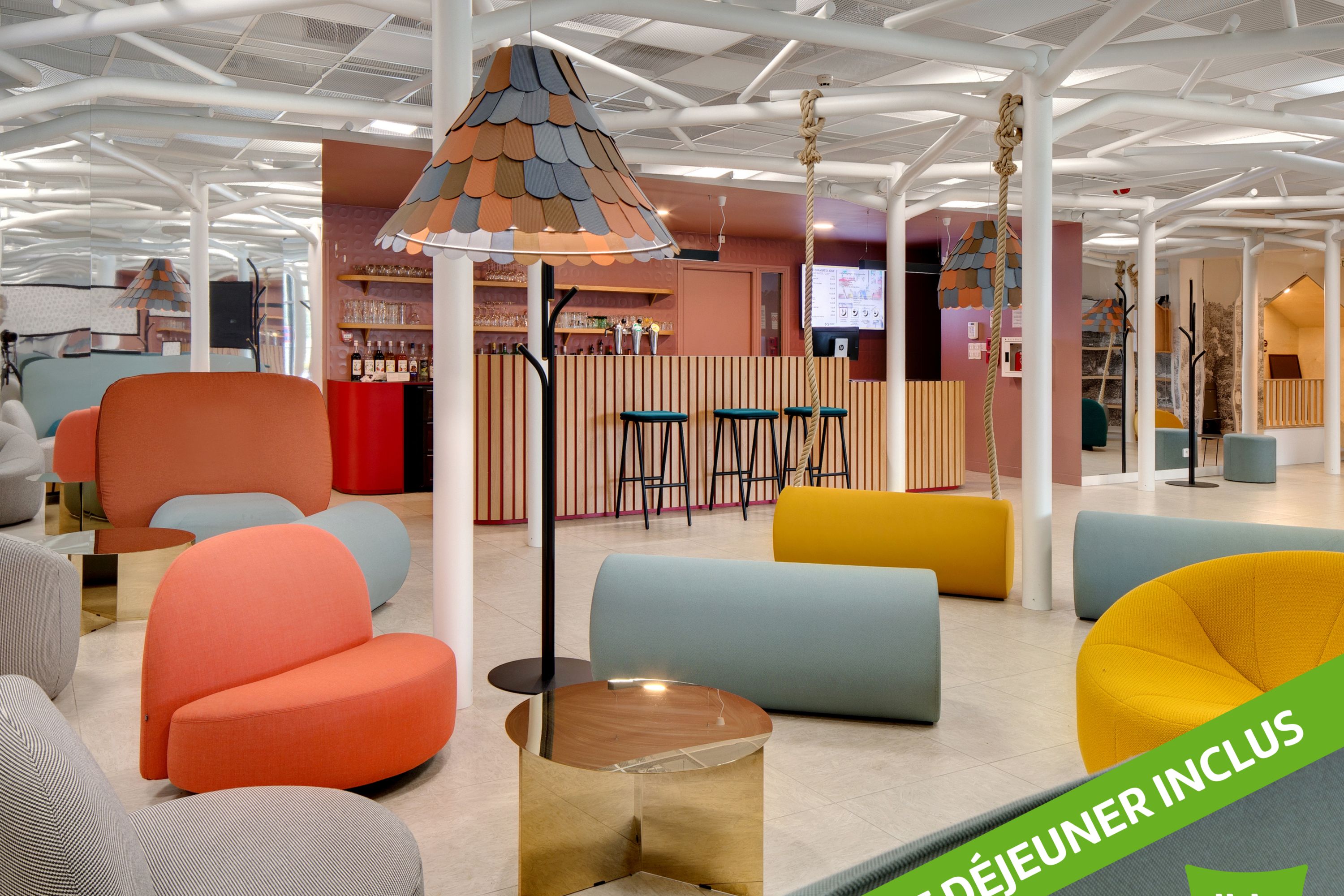Playful and Colorful ibis Styles Hotel Lobby