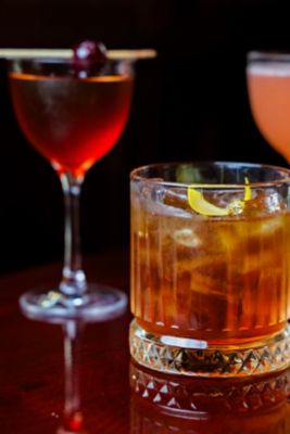 whiskey cocktail trio