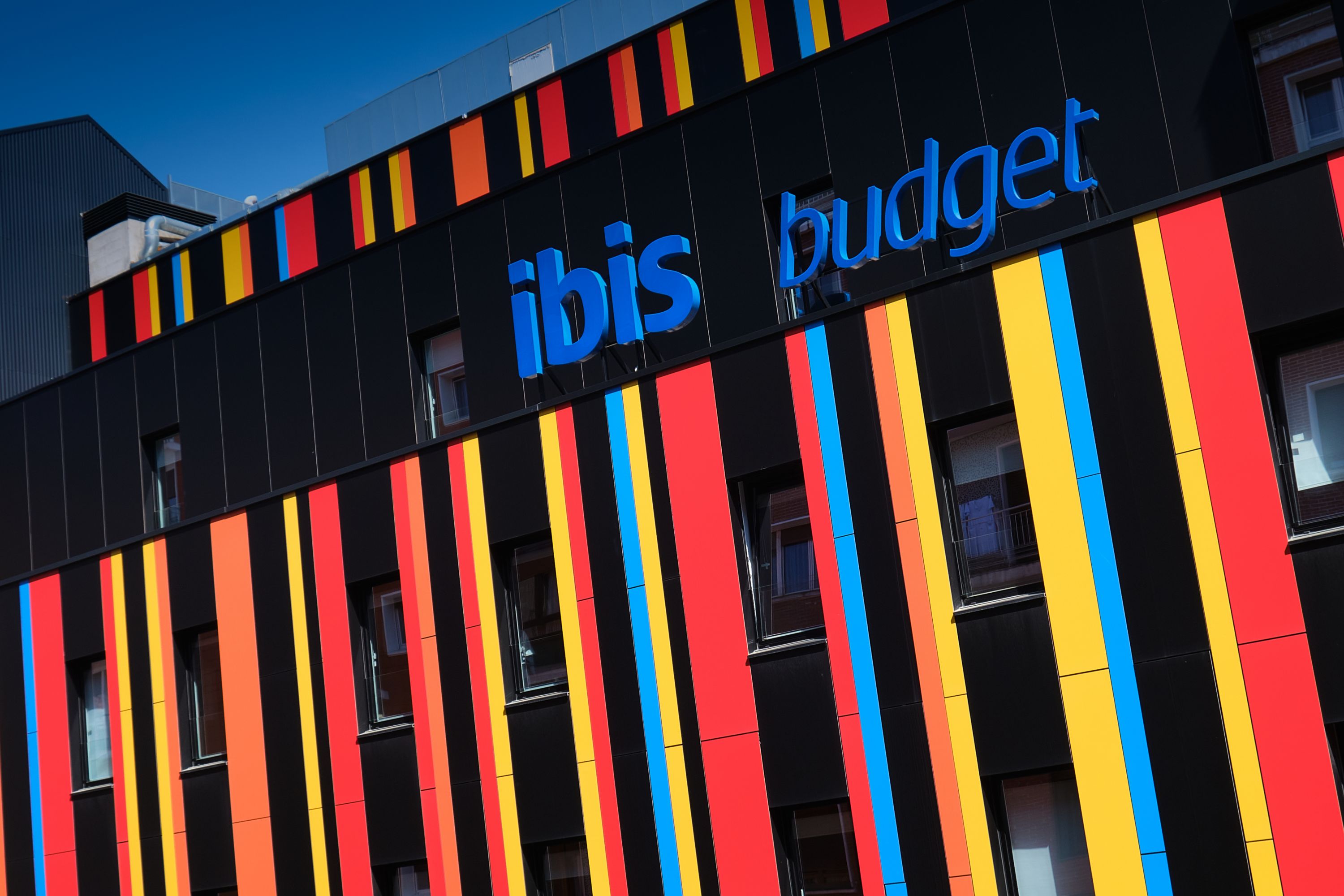 Ibis Budget Bilbao City, Spain - Colorful Facade
