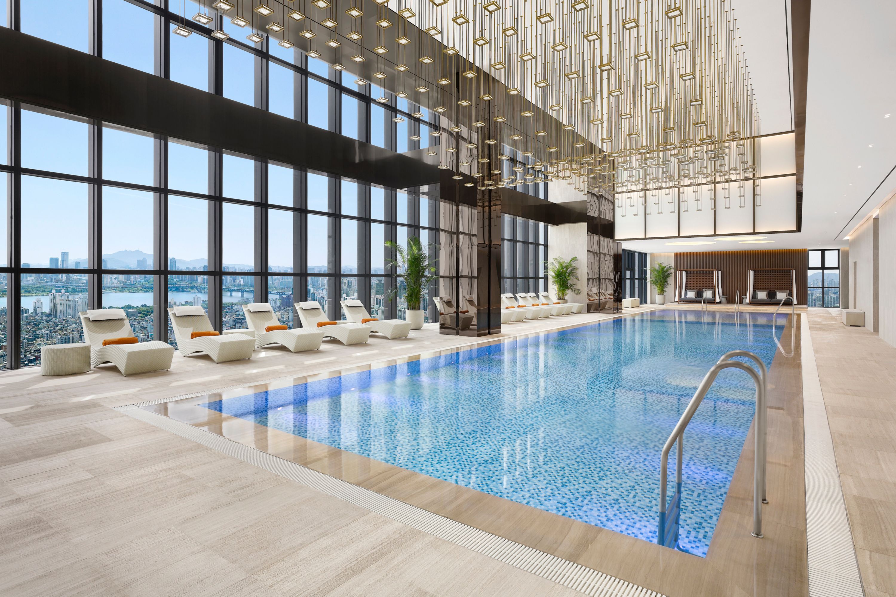 Luxurious Hotel Indoor Pool