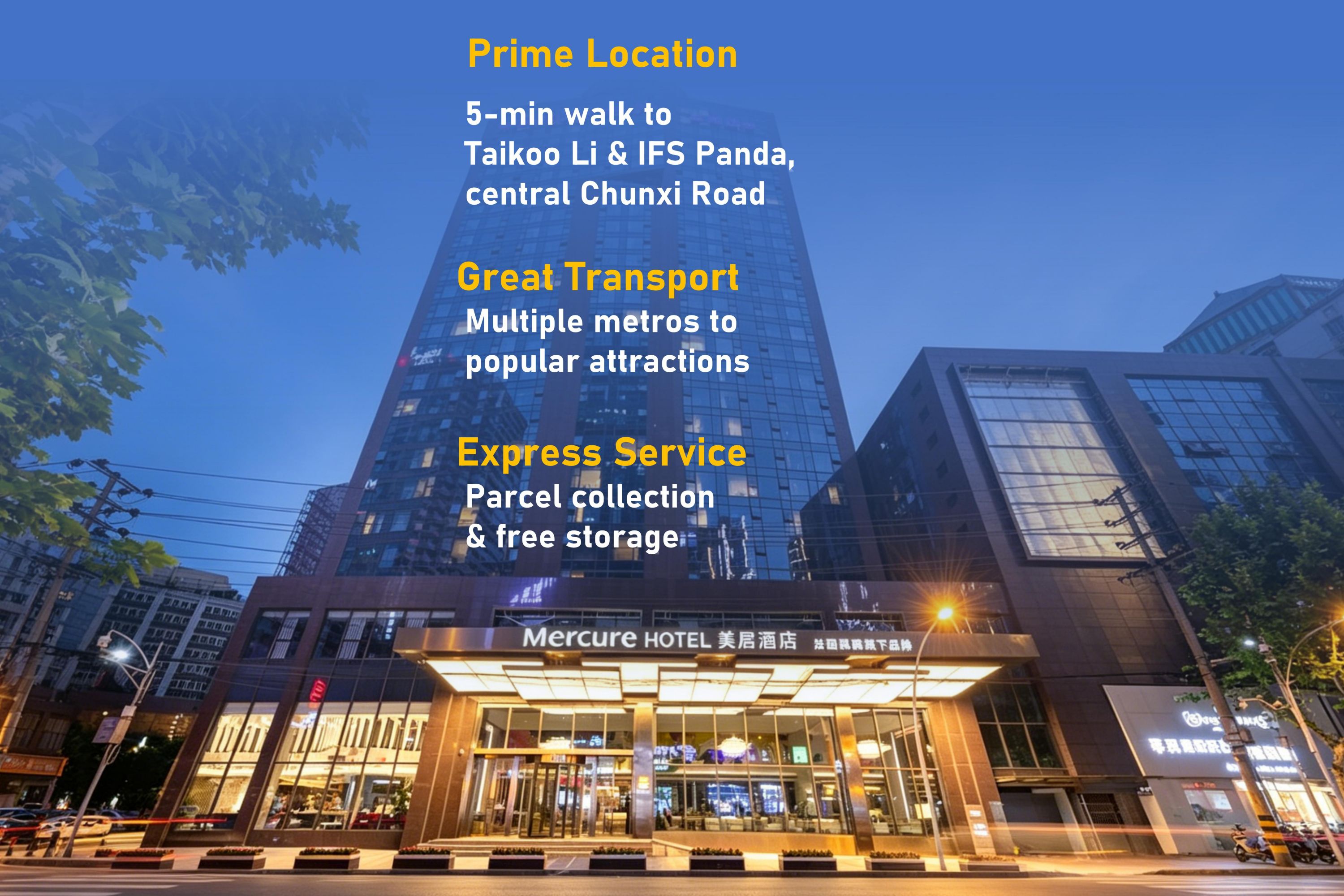 Mercure Chengdu Chunxi Taikoo Li - China