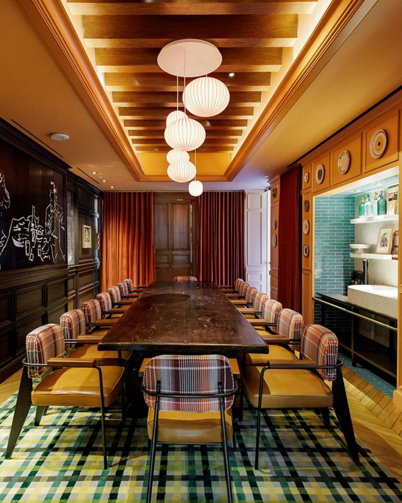A private dining room