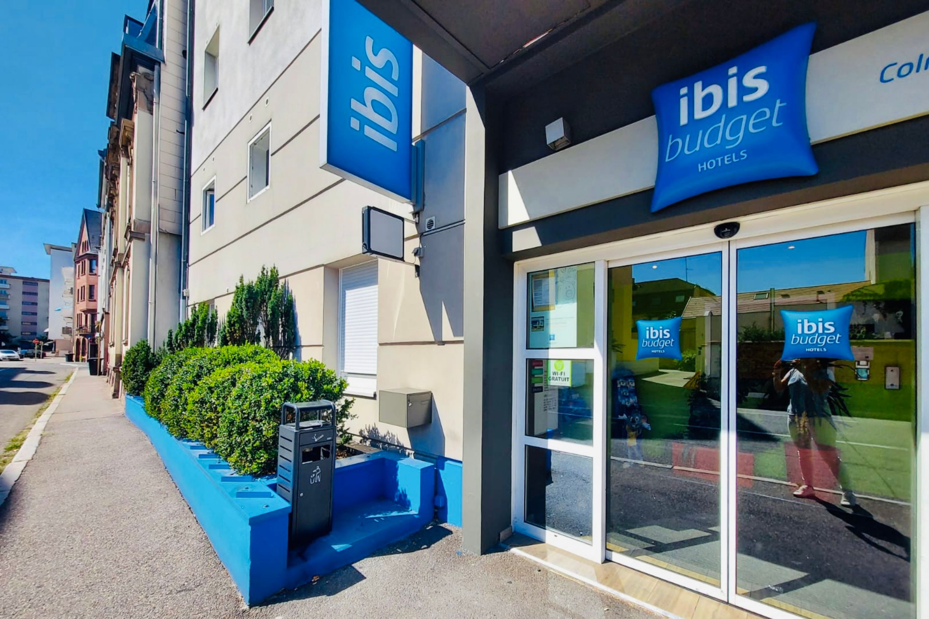Sunny Day at ibis budget Colmar Centre Ville, France