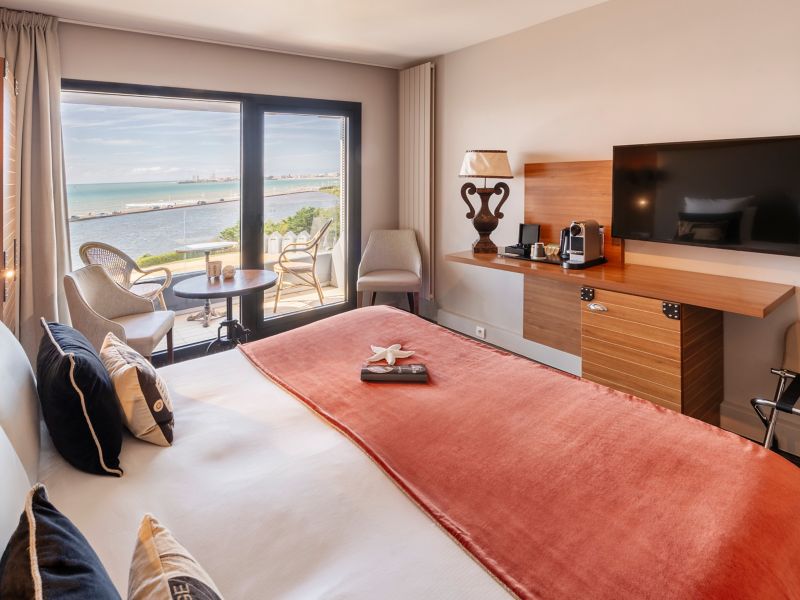 Sea View Hotel Room with Balcony