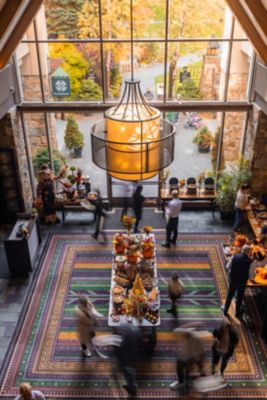 Fall thanksgiving celebrations at fairmont chateau whistler