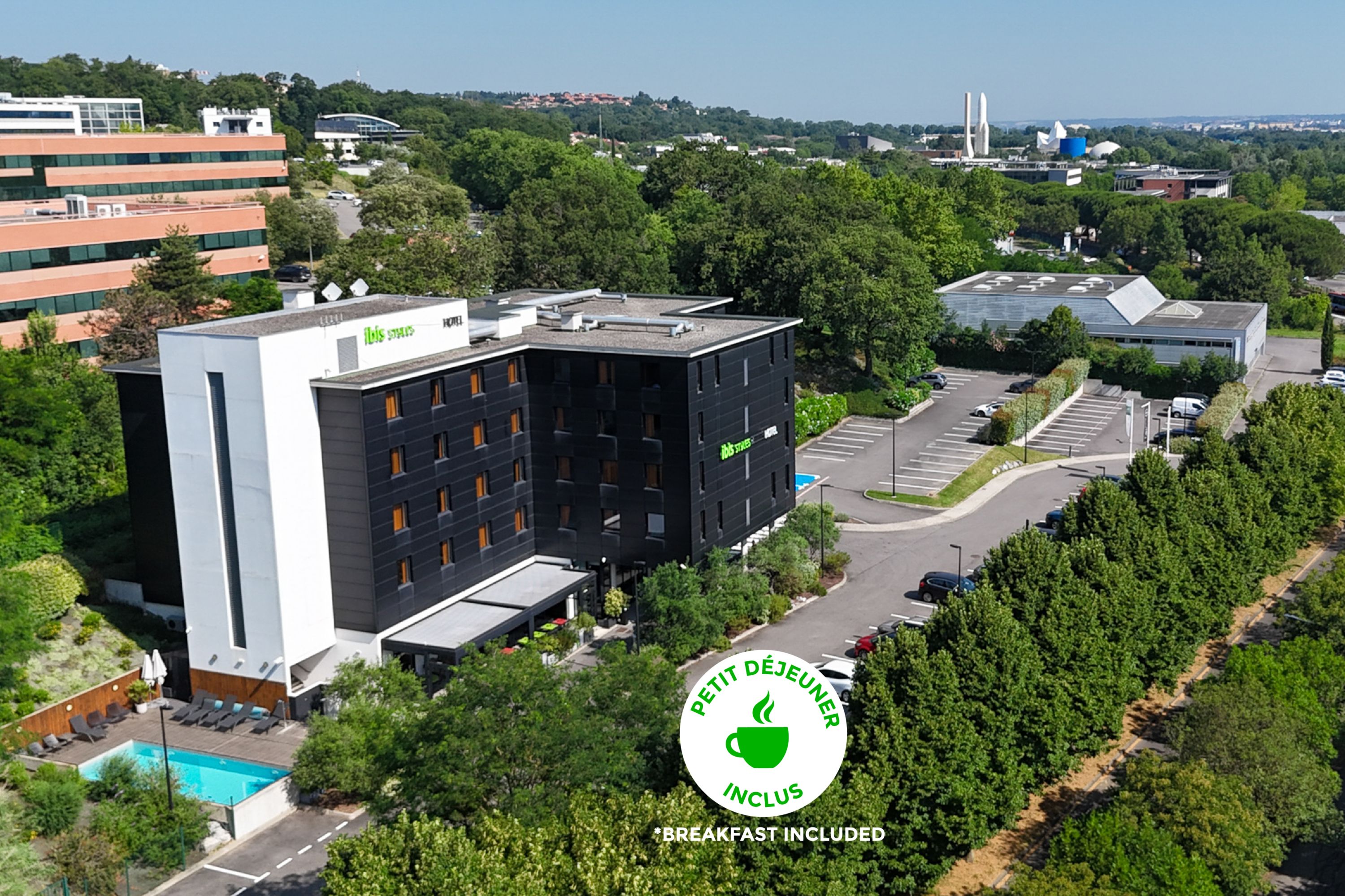 ibis Styles Toulouse Cite Espace: Aerial View