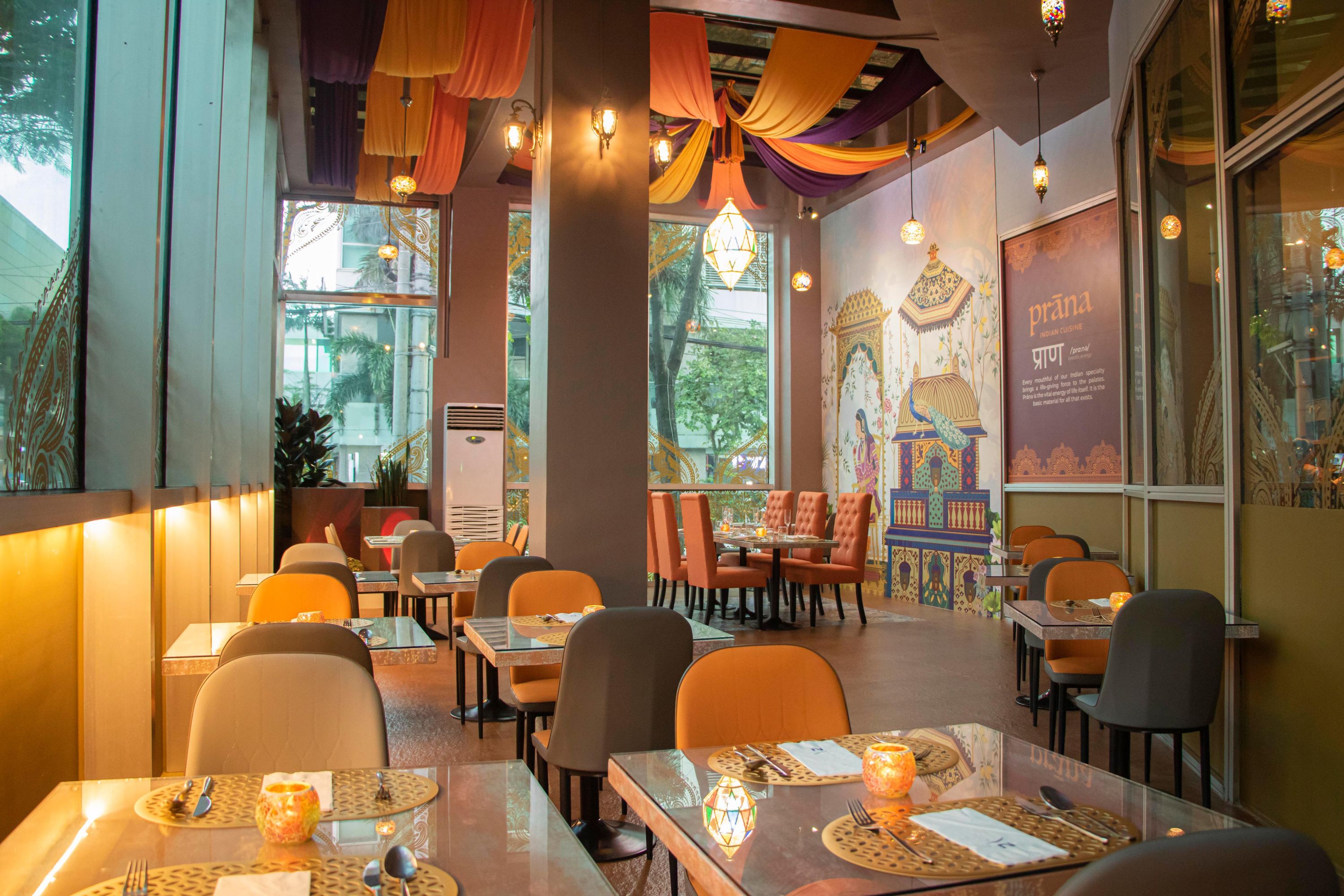Prana Indian Cuisine Restaurant Interior