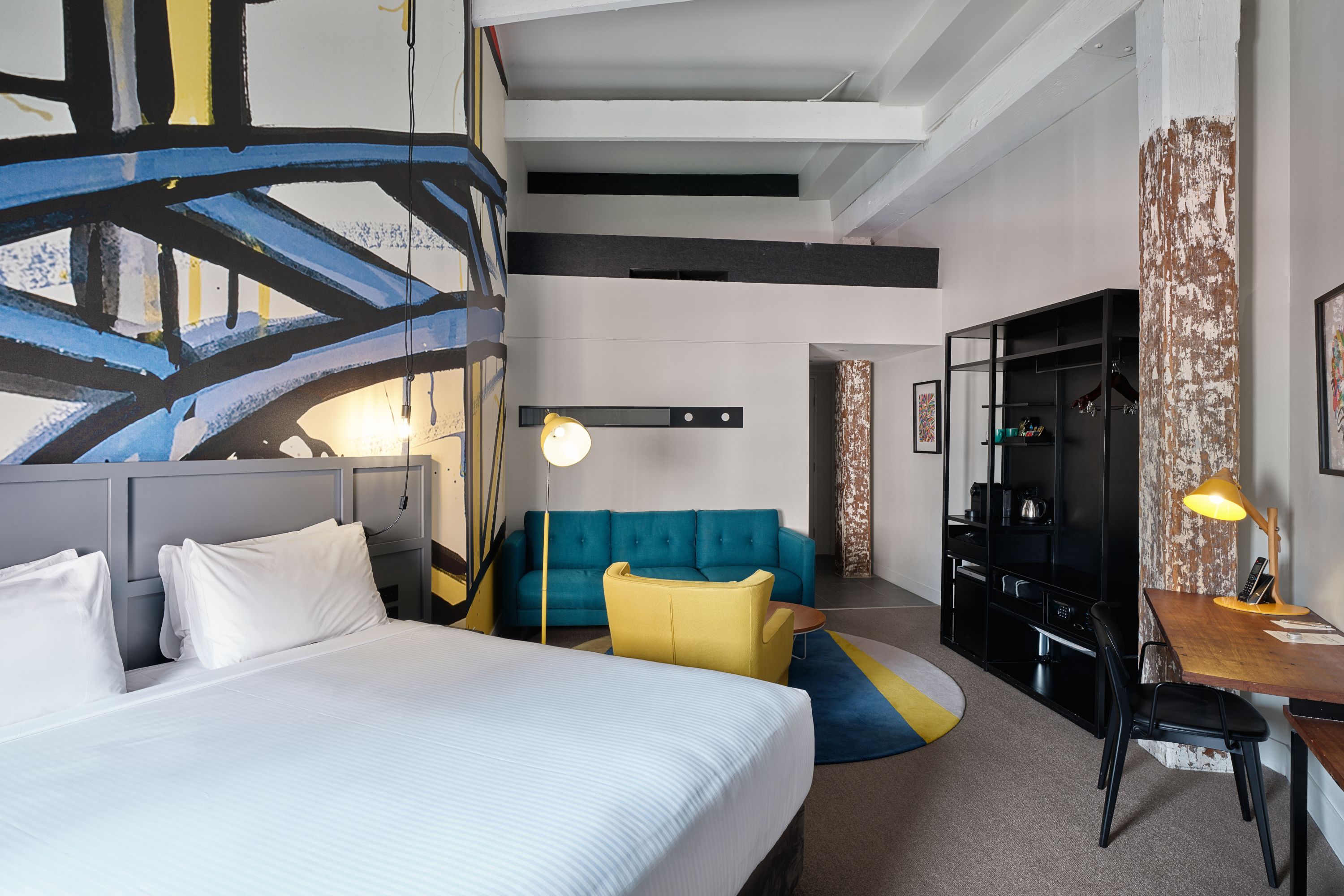 Hotel Woolstore 1888, Sydney - Stylish Room