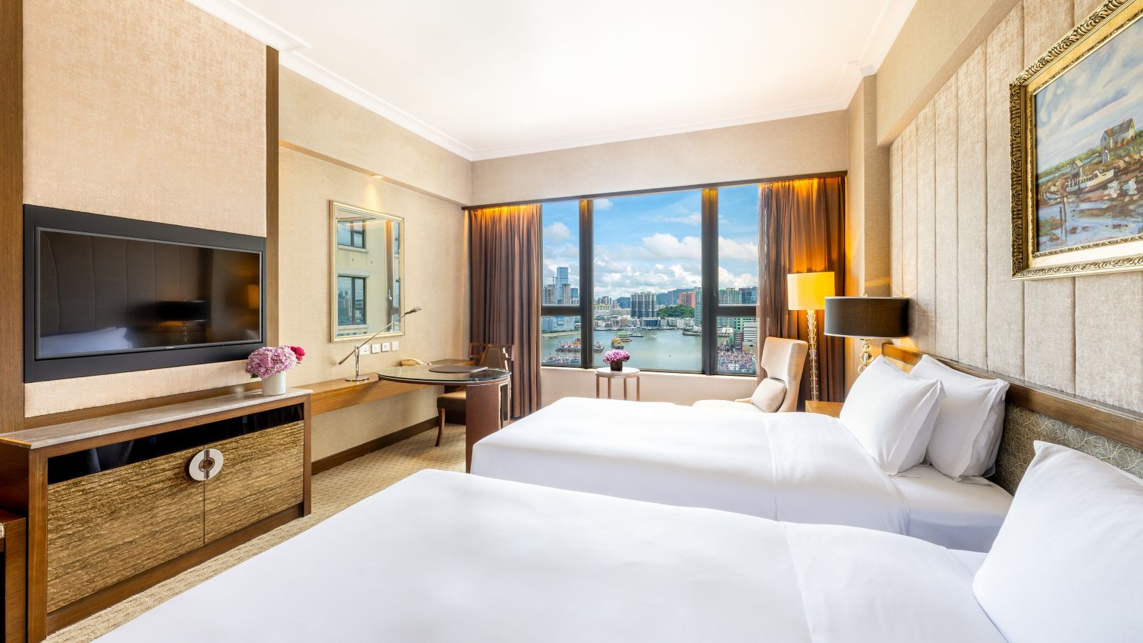 Twin Room with Harbor View