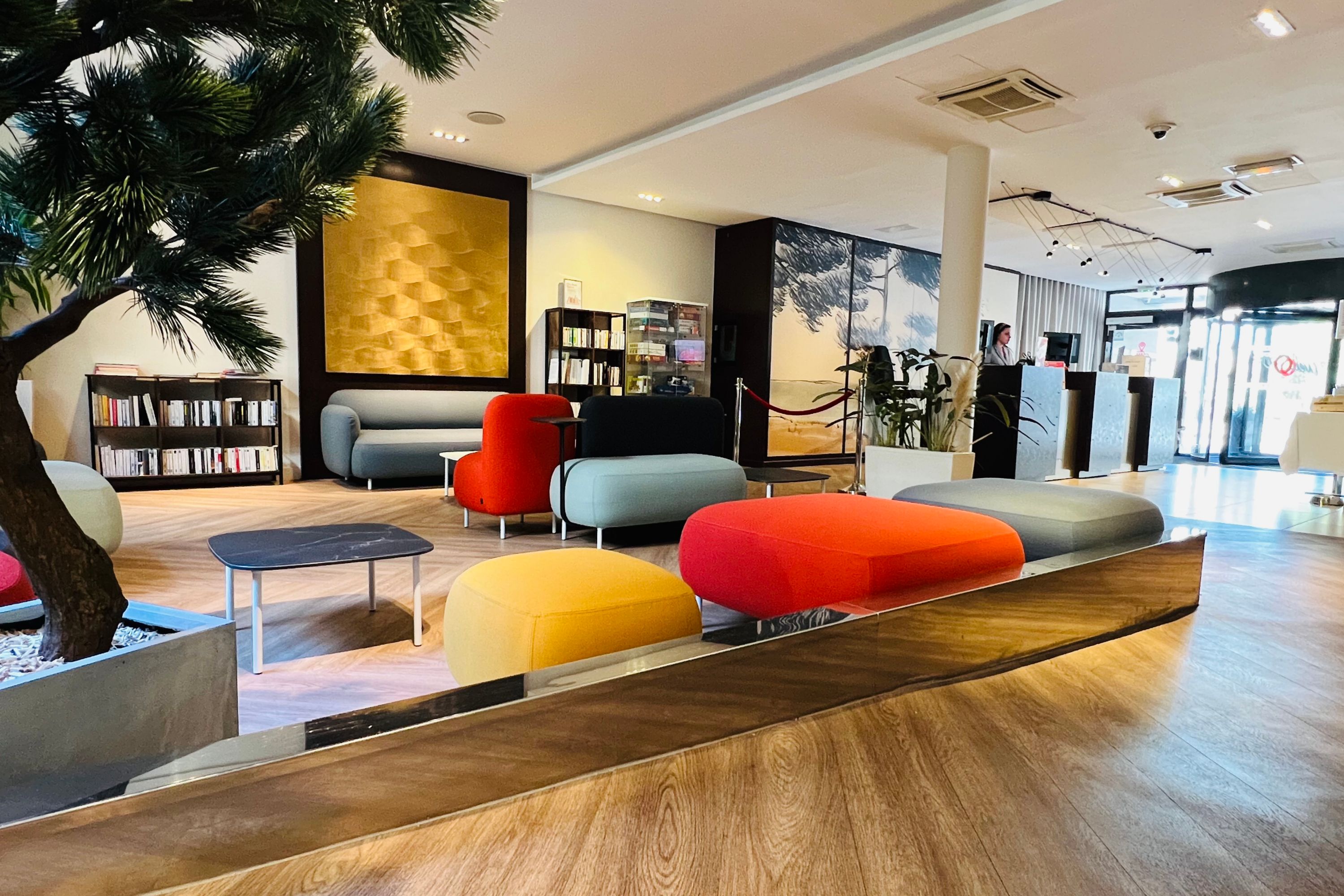 Inviting Lobby of a Modern Accor Hotel