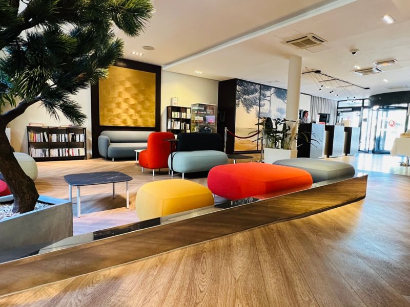 Inviting Lobby of a Modern Accor Hotel
