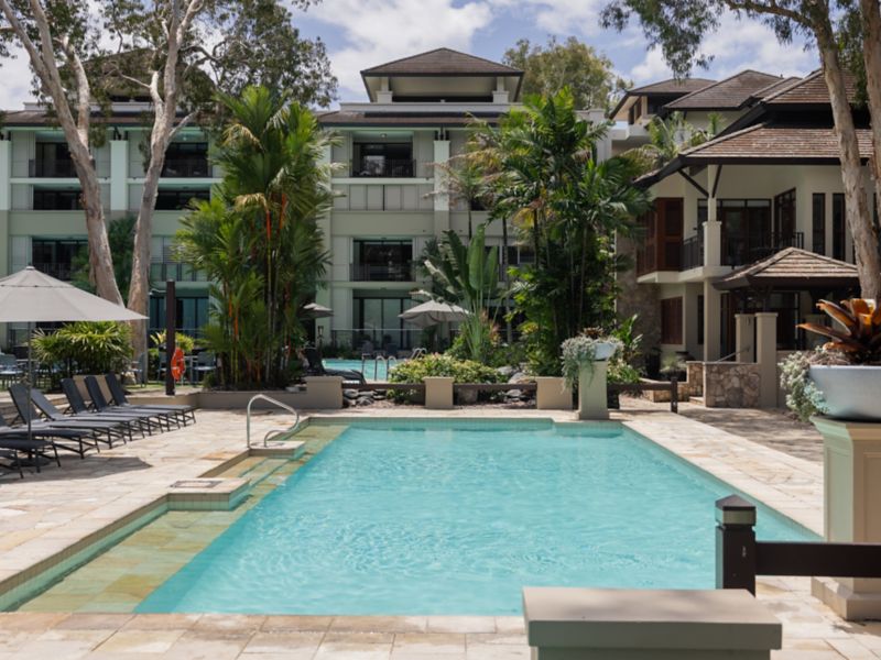 Inviting Pool at a Tropical Resort