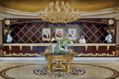 Saudi Arabia
Jeddah City Star
Business and events hotel in central Jeddah
Classical interior design
Vibrant city views
Front Desk
Reception
Luxurious
Gold
Chandelier
Staff
Receptionist
Employee