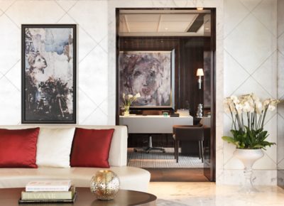 Luxurious Hotel Suite with Contemporary Design