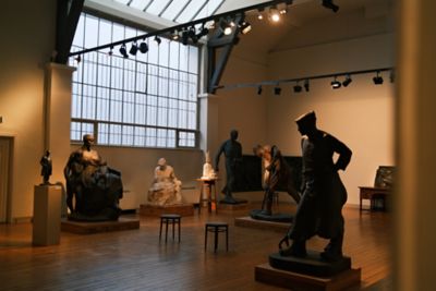 19th-century sculptures in the Constantin Meunier Museum in Brussels