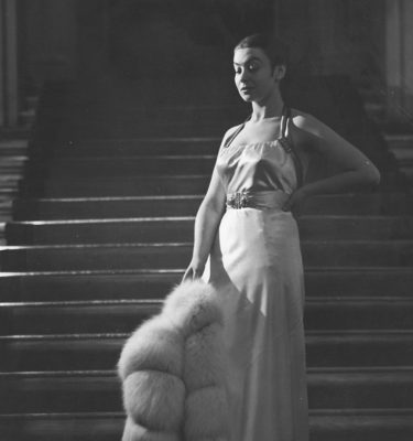 Woman in Evening Gown