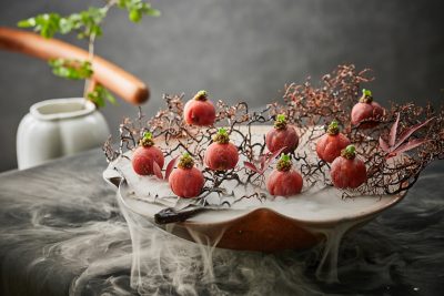 Culinary Artistry: Red Appetizers with Caviar