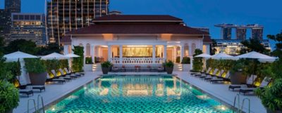 Evening Tranquility at an Accor Hotel Pool
