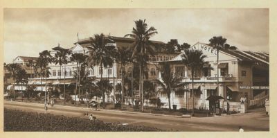ラッフルズホテル■RAFFLES HOTEL,1910 SINGAPORE■シンガポール■難あり■絵葉書