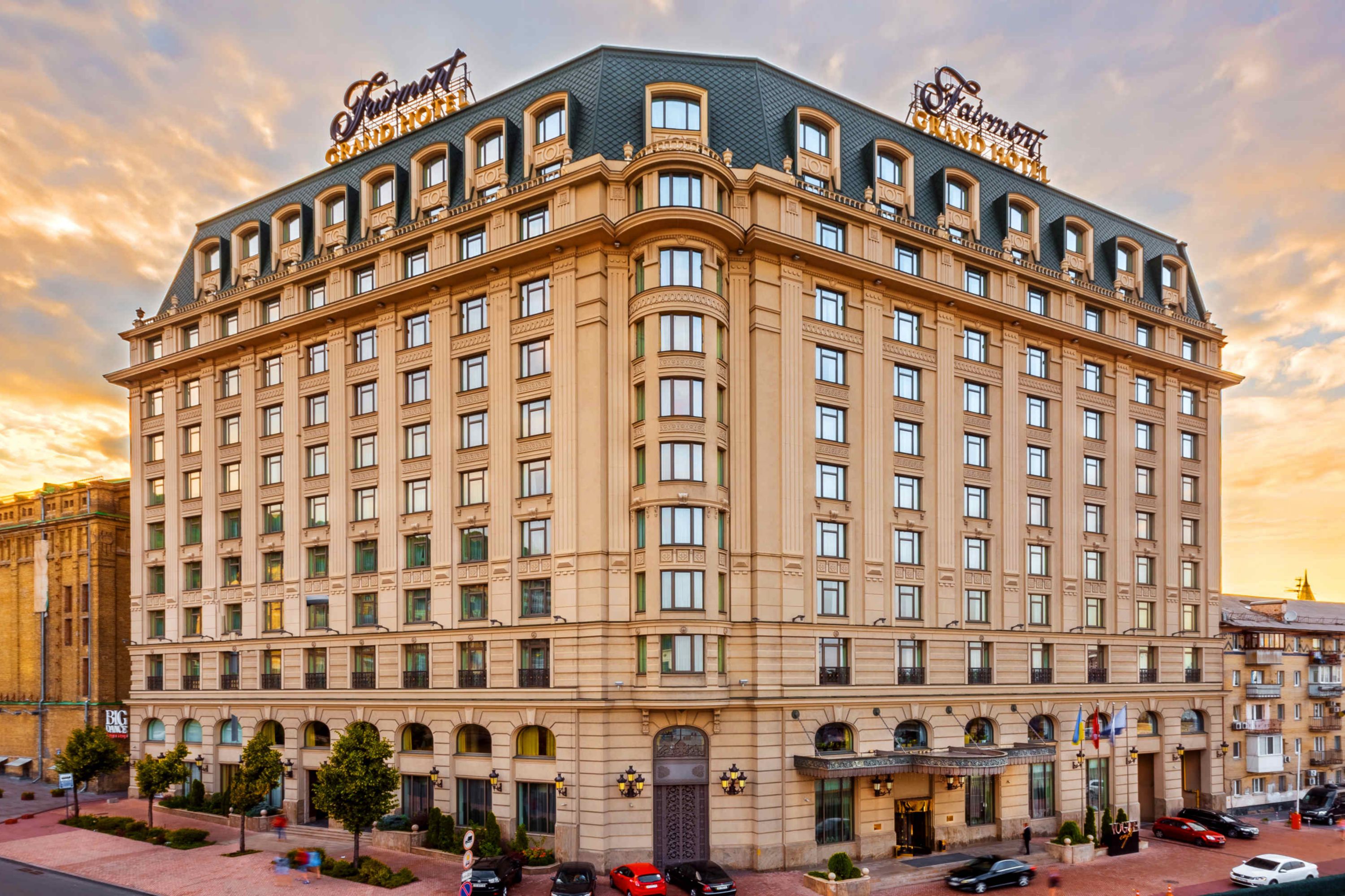 Fairmont Grand Hotel at Sunset